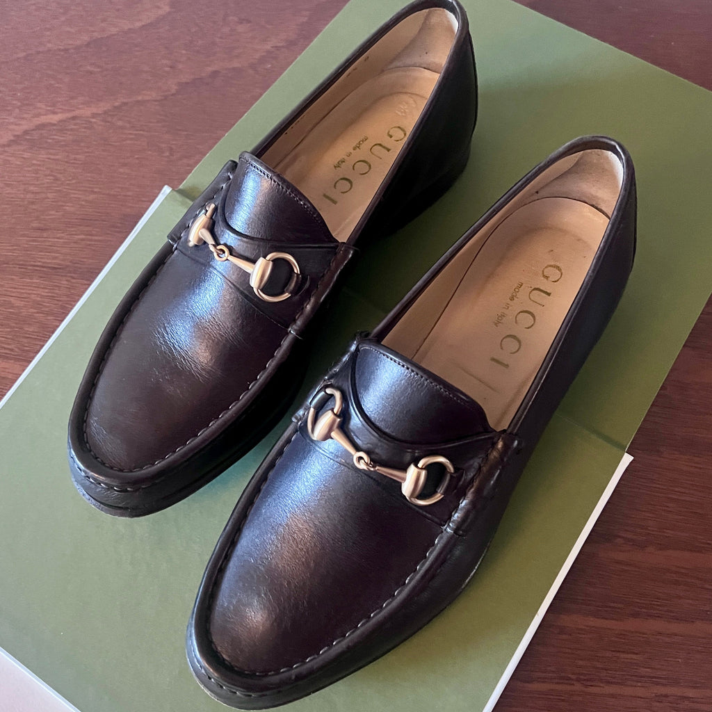 Men's Gucci Horsebit Loafers 9.5