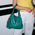Gucci Teal Jackie Shoulder Bag