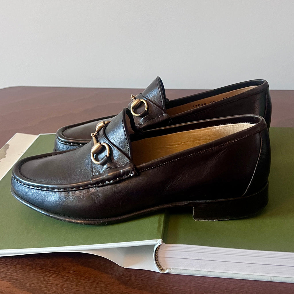 Men's Gucci Horsebit Loafers 9.5