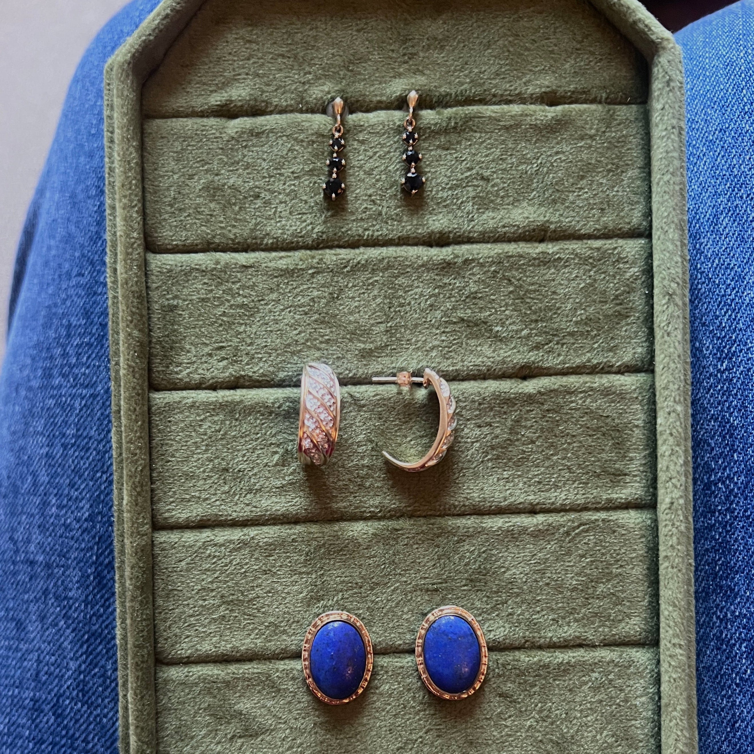 Sapphire Muse Earrings