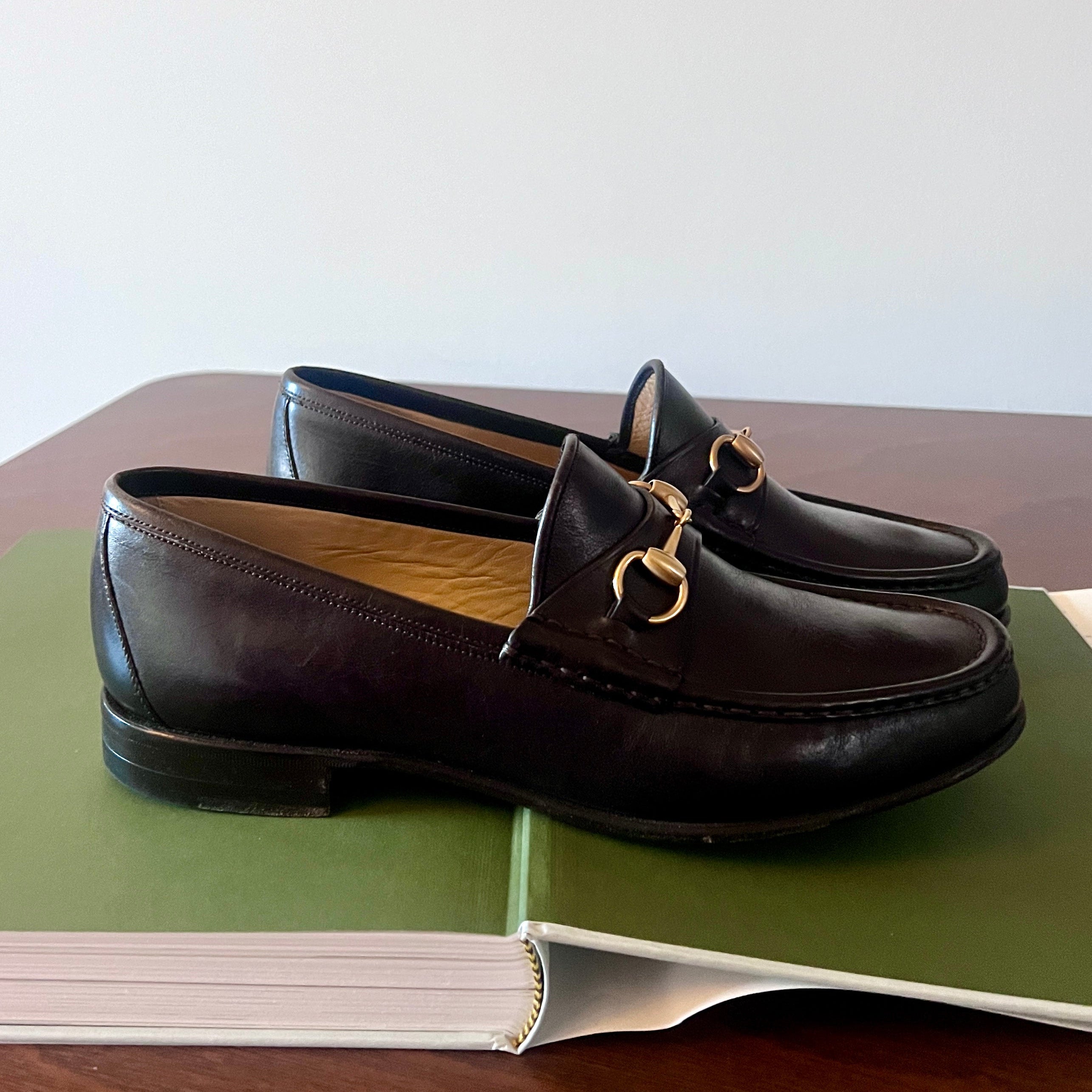 Men's Gucci Horsebit Loafers 9.5