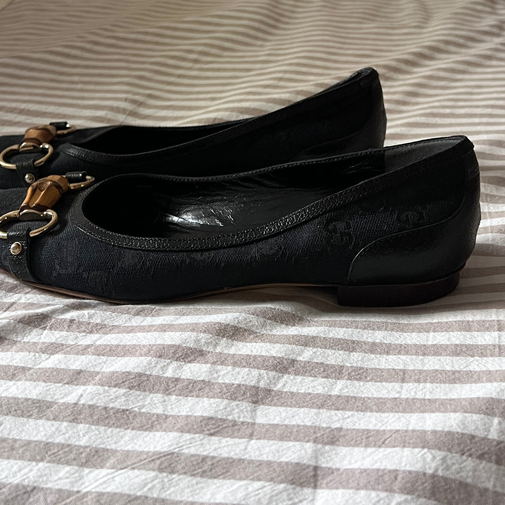 Gucci Bamboo Horsebit Flats 6.5