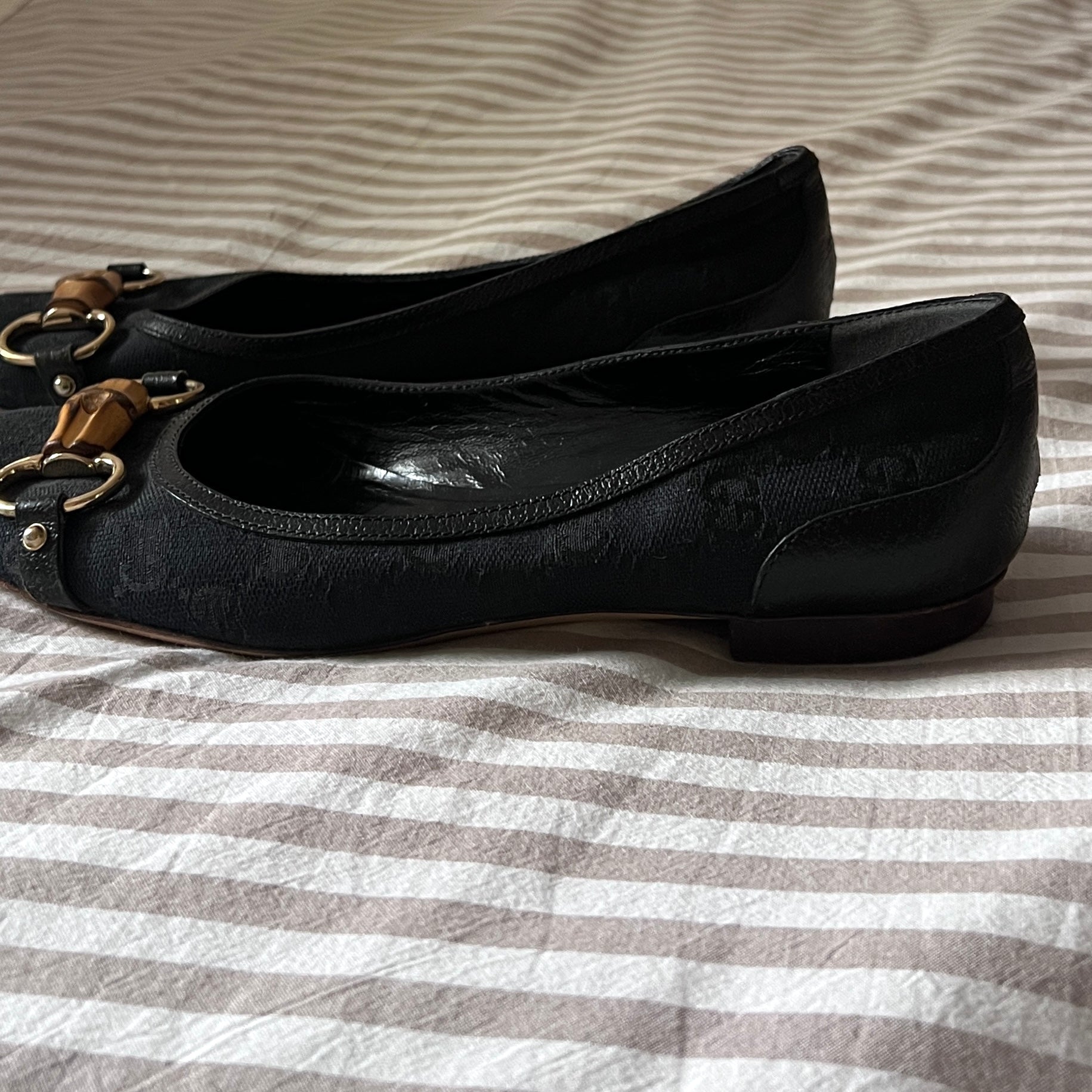 Gucci Bamboo Horsebit Flats 6.5