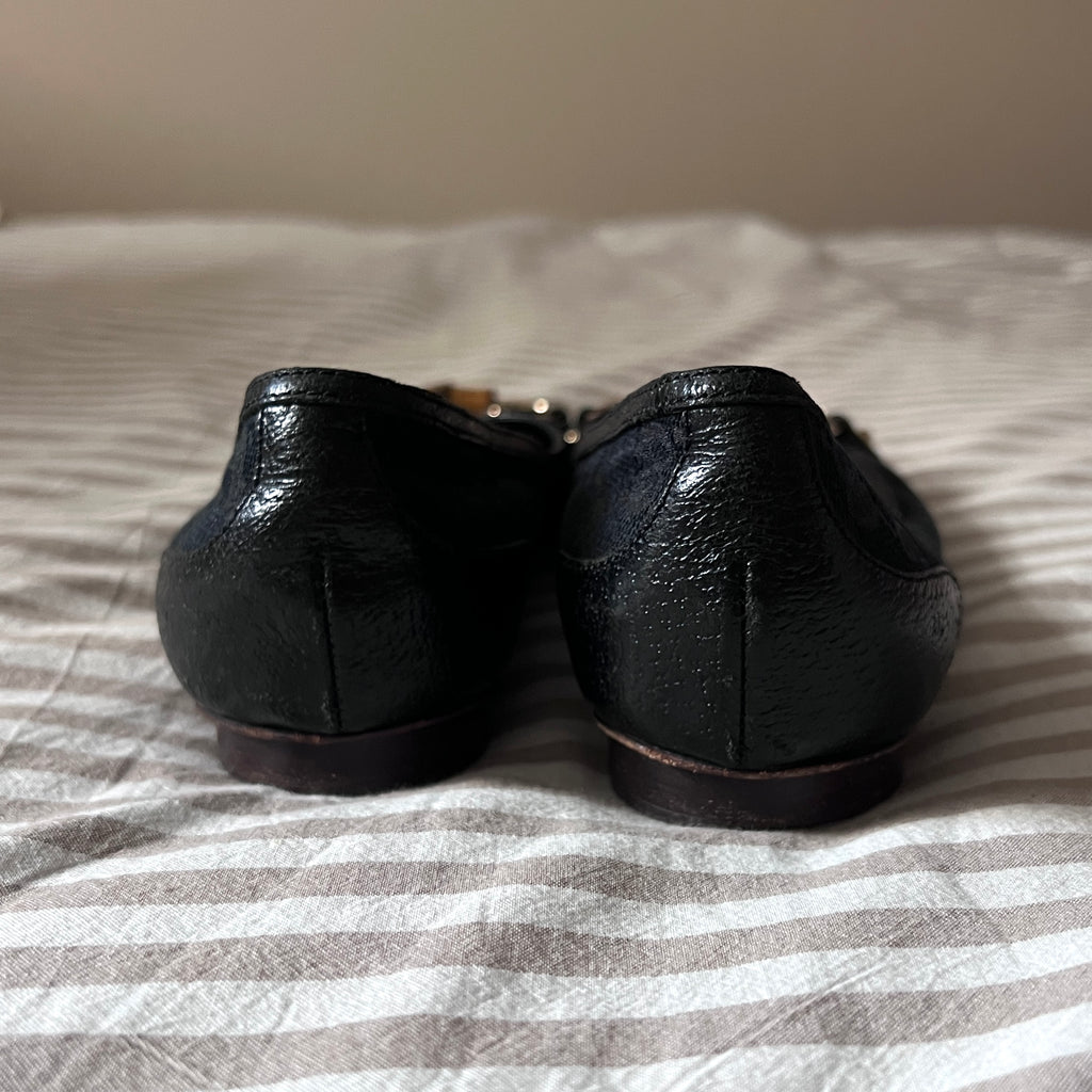 Gucci Bamboo Horsebit Flats 6.5