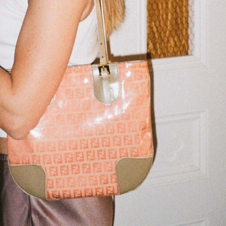 Fendi Zucchino Salmon Bag