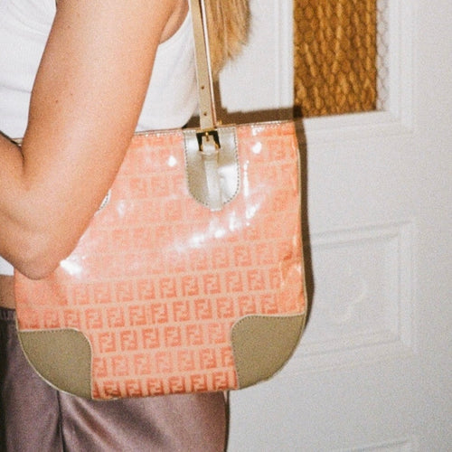 Fendi Zucchino Salmon Bag