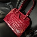 Nancy Gonzalez Red Genuine Crocodile Bag