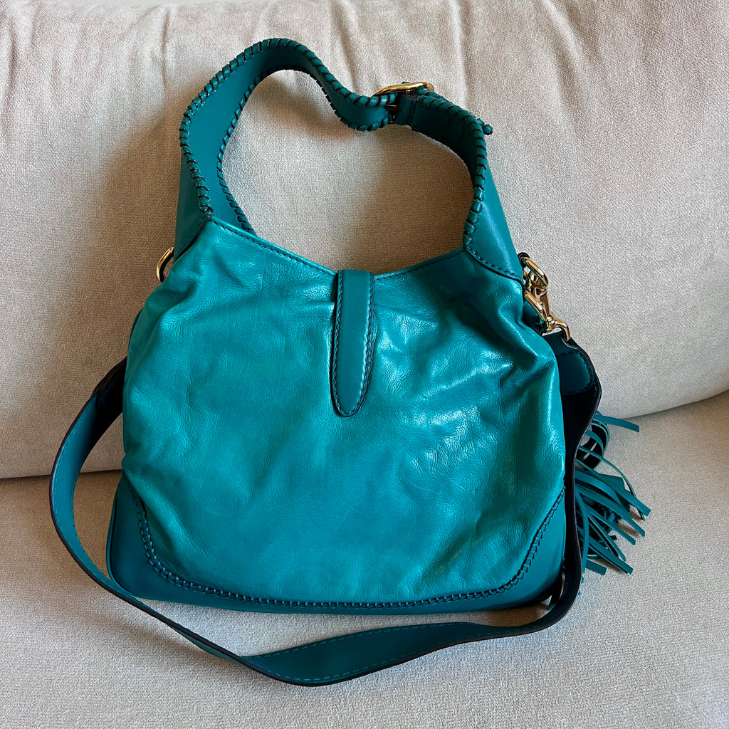 Gucci Teal Jackie Shoulder Bag