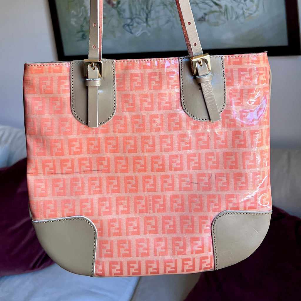 Fendi Zucchino Salmon Bag