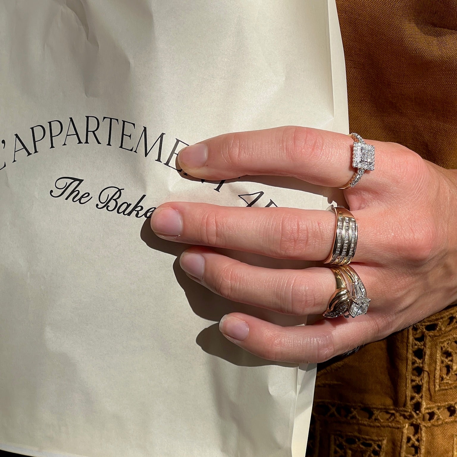 Lumina Croissant Ring 5.5