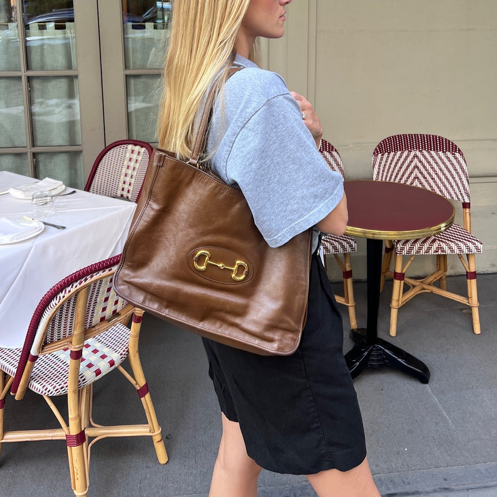 Gucci Horsebit 1955 Leather Tote