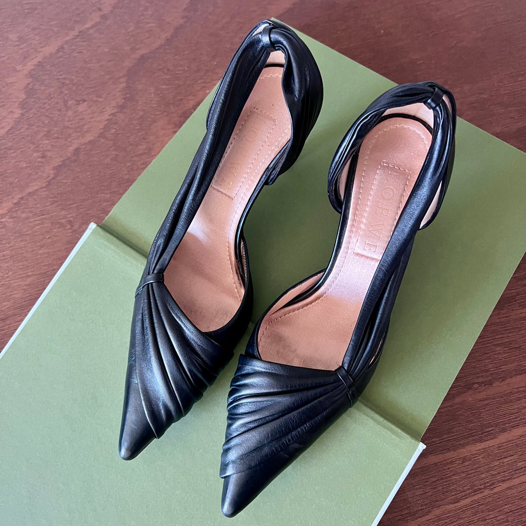 Loewe Pleated Accent Pumps 37.5