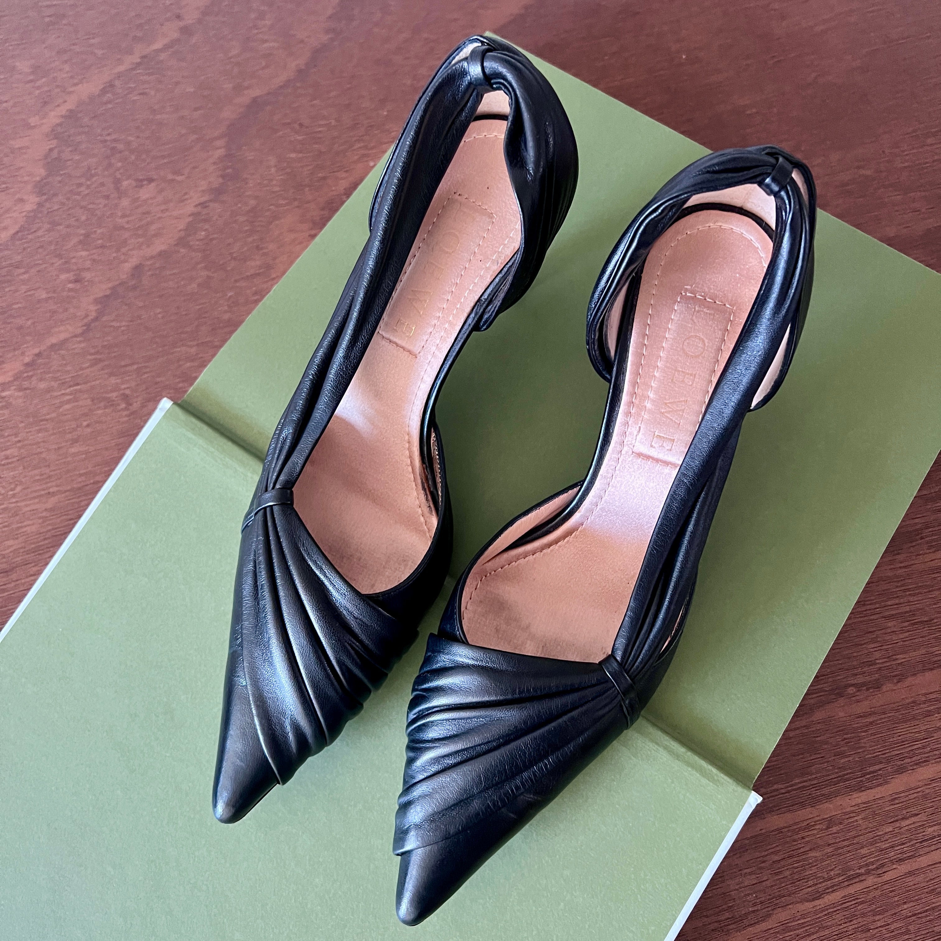 Loewe Pleated Accent Pumps 37.5