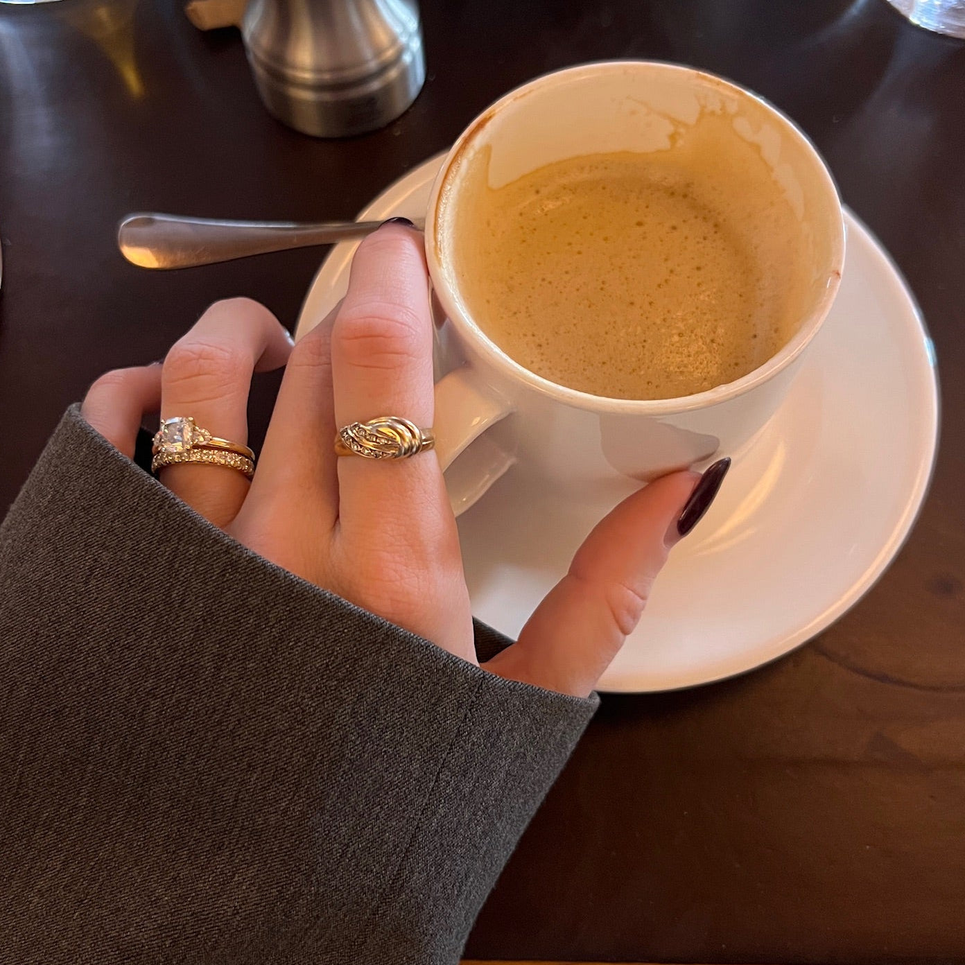 Lumina Croissant Ring 5.5